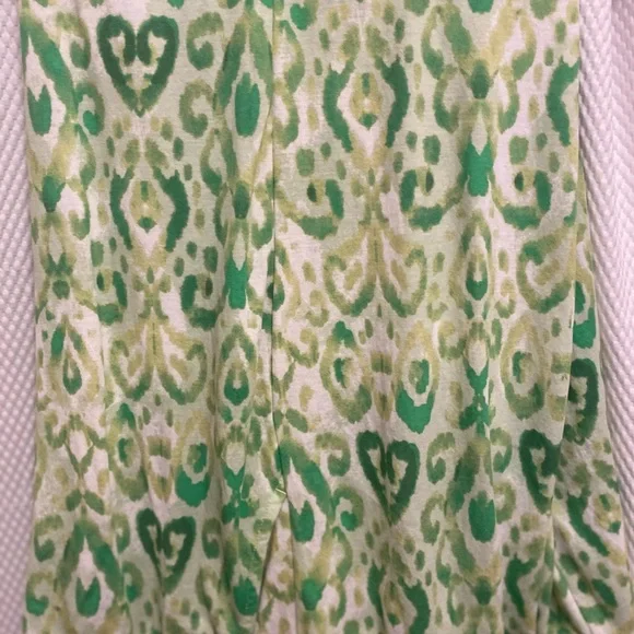 Belle Beach Green Geometric Pants - Picture 3 of 4